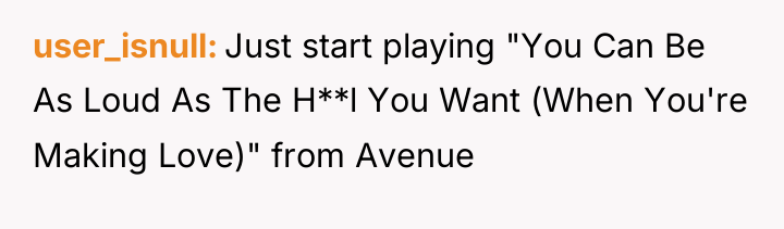 user_isnull Just start playing "You Can Be As Loud As...