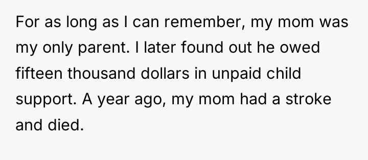 For as long as I can remember, my mom was...
