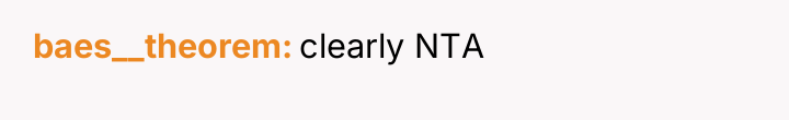 baes__theorem clearly NTA