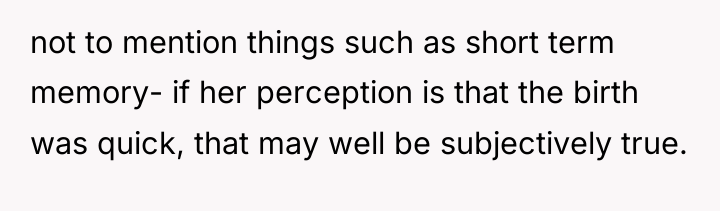 not to mention things such as short term memory- if...