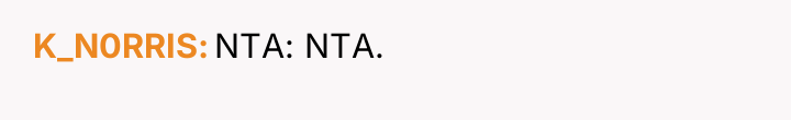 K_N0RRIS NTA: NTA.