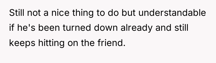 Still not a nice thing to do but understandable if...