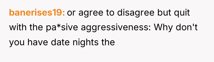 banerises19 or agree to disagree but quit with the pa*sive...