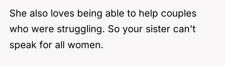 She also loves being able to help couples who were...
