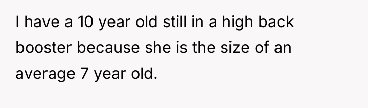 I have a 10 year old still in a high...