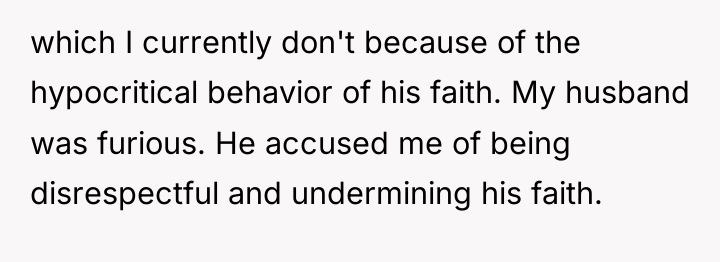 which I currently don't because of the hypocritical behavior of...