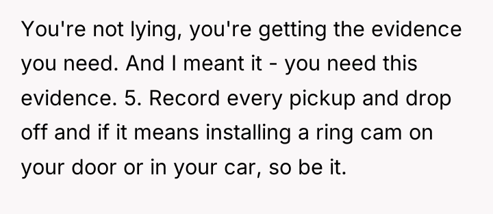 You're not lying, you're getting the evidence you need. And...