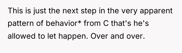 This is just the next step in the very apparent...