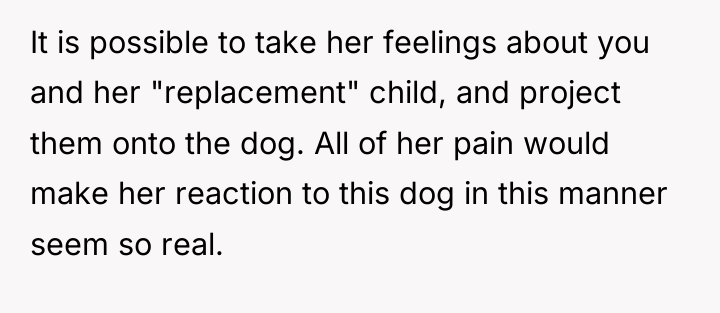 It is possible to take her feelings about you and...