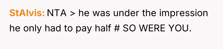 StAlvis NTA > he was under the impression he only...