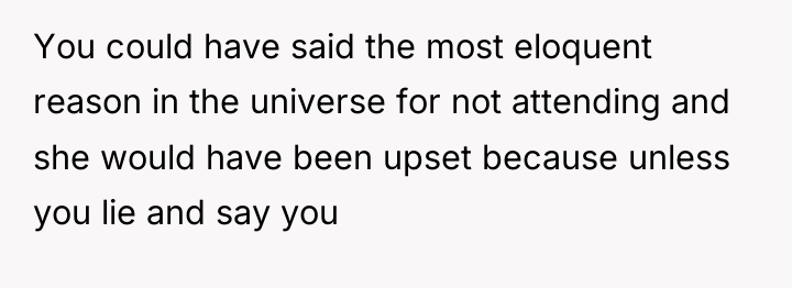 You could have said the most eloquent reason in the...