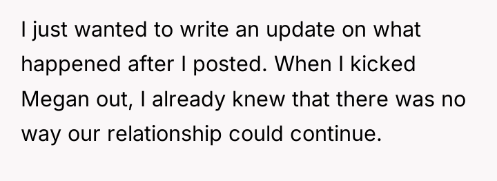 I just wanted to write an update on what happened...