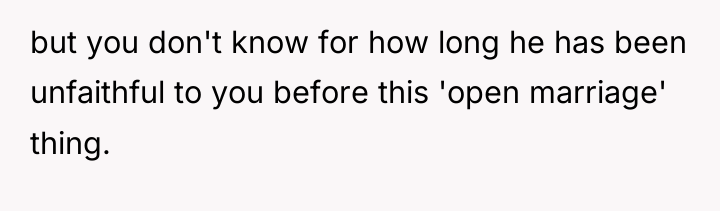 but you don't know for how long he has been...