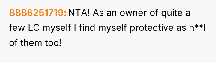 BBB6251719 NTA! As an owner of quite a few LC...