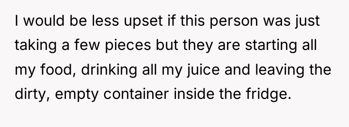 I would be less upset if this person was just...