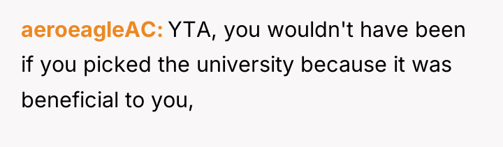 aeroeagleAC YTA, you wouldn't have been if you picked the...