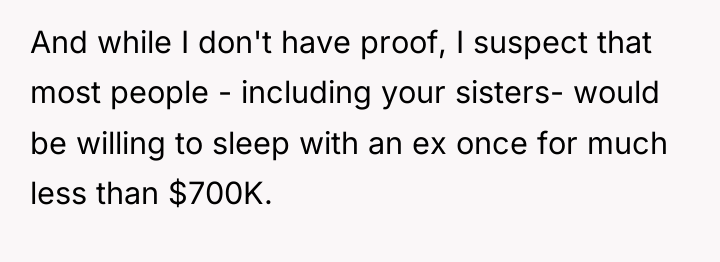 And while I don't have proof, I suspect that most...