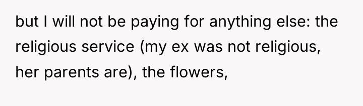 but I will not be paying for anything else: the...