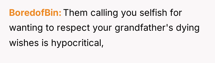 BoredofBin Them calling you selfish for wanting to respect your...