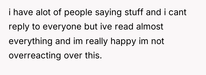 i have alot of people saying stuff and i cant...