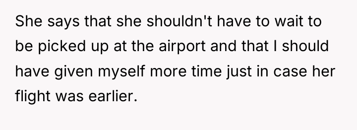 She says that she shouldn't have to wait to be...