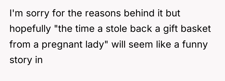 I'm sorry for the reasons behind it but hopefully "the...