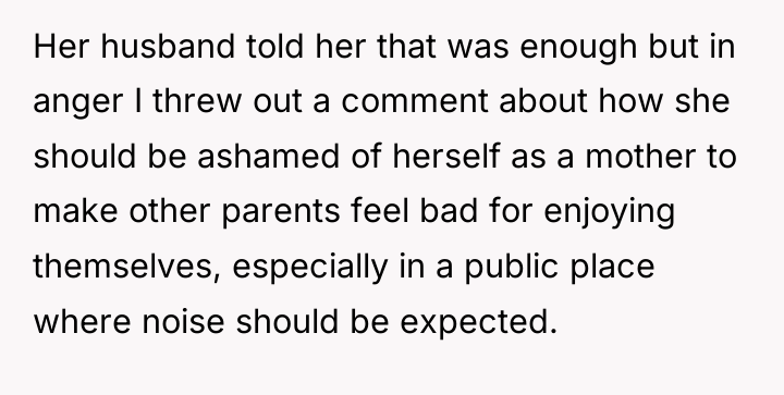 Her husband told her that was enough but in anger...