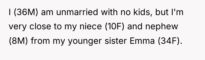I (36M) am unmarried with no kids, but I'm very...