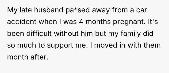 My late husband pa*sed away from a car accident when...