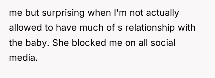 me but surprising when I'm not actually allowed to have...