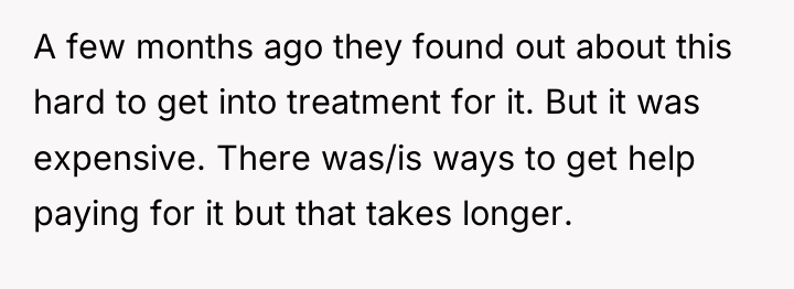 A few months ago they found out about this hard...