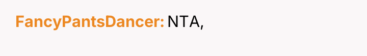 FancyPantsDancer NTA,