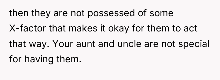 then they are not possessed of some X-factor that makes...