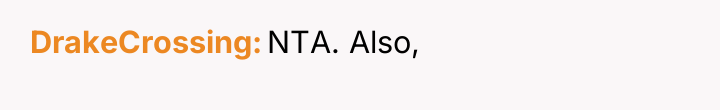DrakeCrossing NTA. Also,