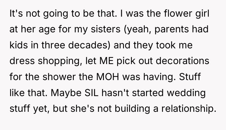 It's not going to be that. I was the flower...