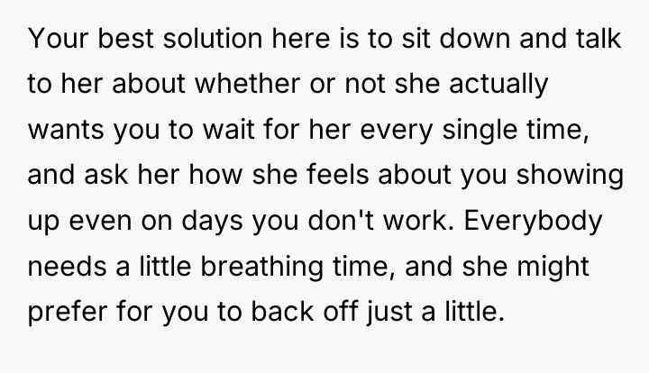 Your best solution here is to sit down and talk...