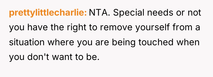 prettylittlecharlie NTA. Special needs or not you have the right...
