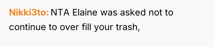Nikki3to NTA Elaine was asked not to continue to over...