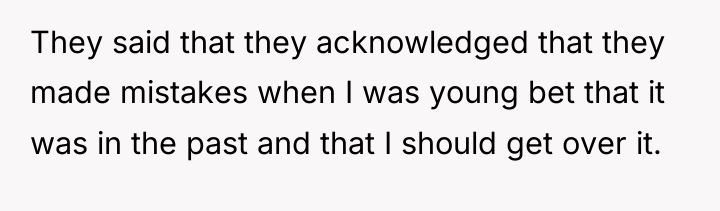 They said that they acknowledged that they made mistakes when...