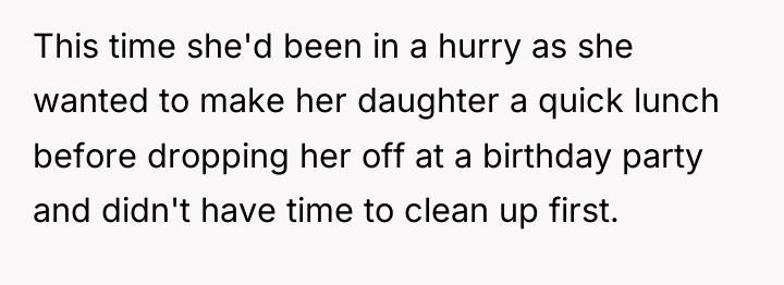This time she'd been in a hurry as she wanted...