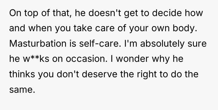 On top of that, he doesn't get to decide how...
