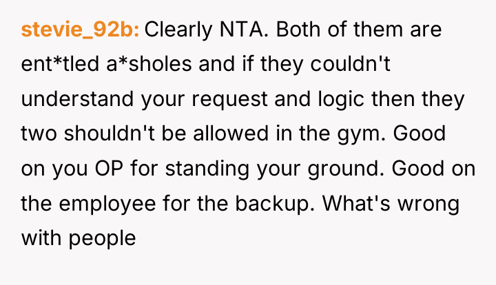stevie_92b Clearly NTA. Both of them are ent*tled a*sholes and...