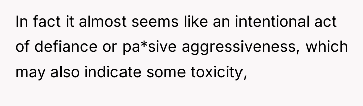 In fact it almost seems like an intentional act of...