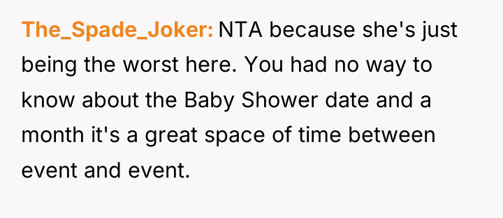 The_Spade_Joker NTA because she's just being the worst here. You...