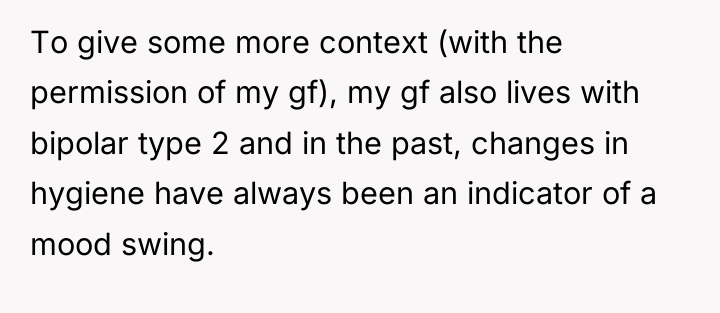 To give some more context (with the permission of my...