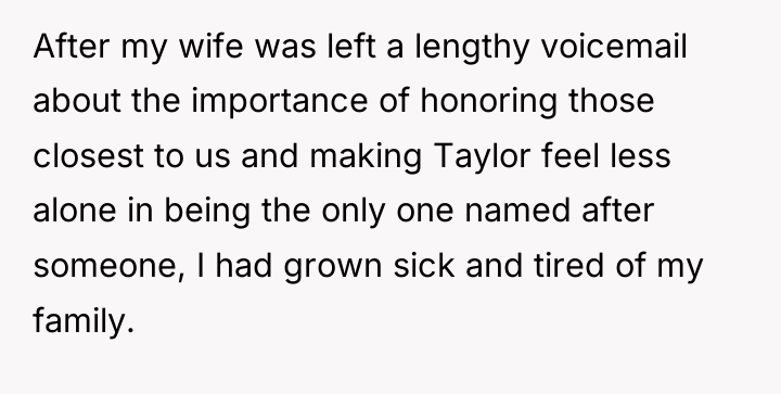 After my wife was left a lengthy voicemail about the...