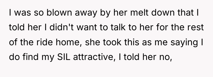 I was so blown away by her melt down that...