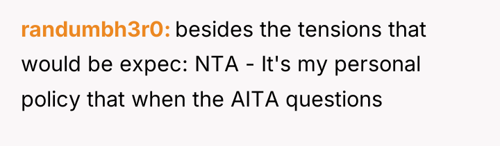 randumbh3r0 besides the tensions that would be expec: NTA -...