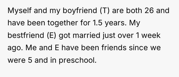 Myself and my boyfriend (T) are both 26 and have...