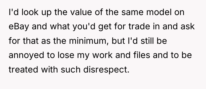 I'd look up the value of the same model on...